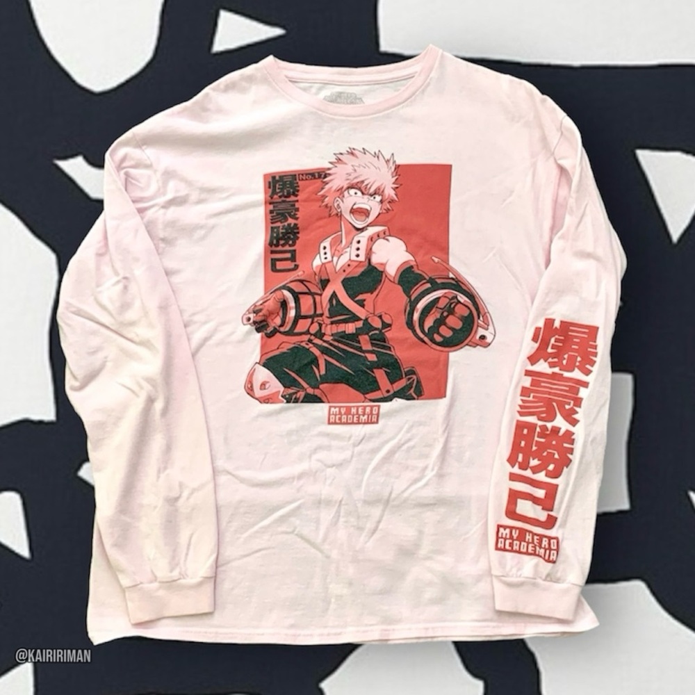 My Hero Academia Katsuki Bakugo Long Sleeve Shirt